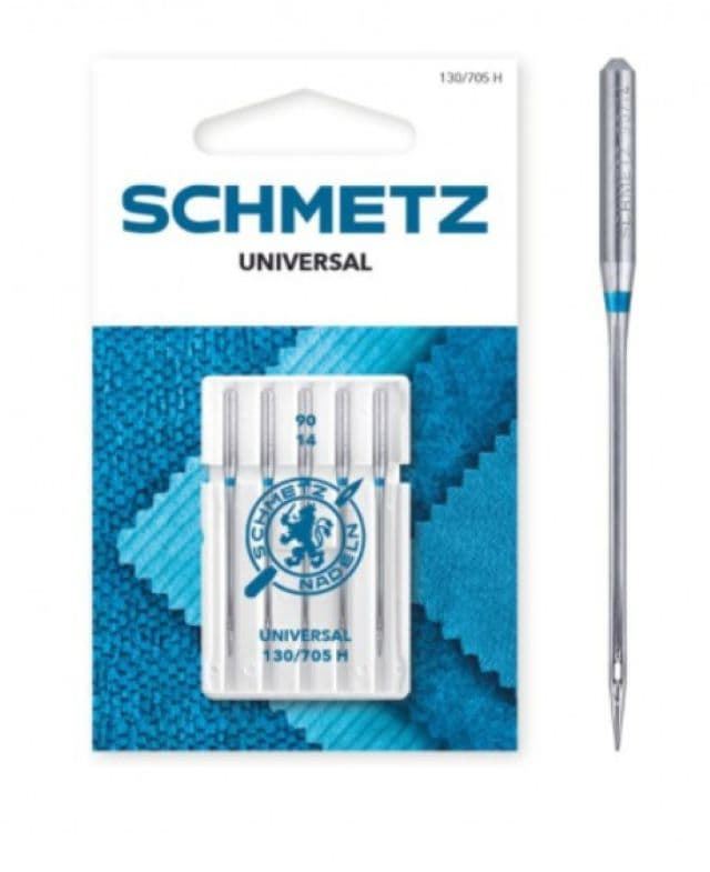 Aguja maquina coser Schmetz universal T.Plano, 130/705 H, blister de 5 und - Imagen 1
