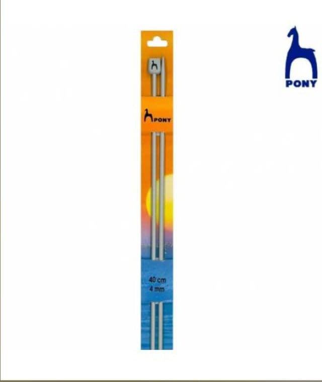 Aguja tricotar Pony 40 cm, par - Imagen 1