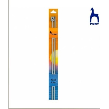 Aguja tricotar Pony 40 cm, par - Imagen 1