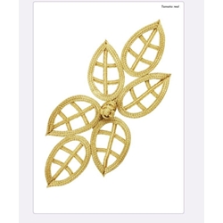 Alamar de cordoncillo tamaño real, cierre para prendas, en oro y en negro - Imagen 2