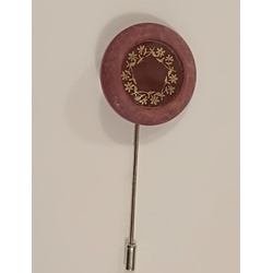 Alfiler fantasía ,granate - Imagen 1