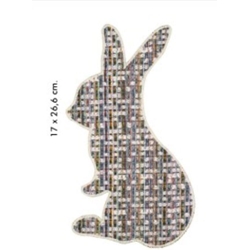 Aplicación termo adhesiva conejo - Imagen 1