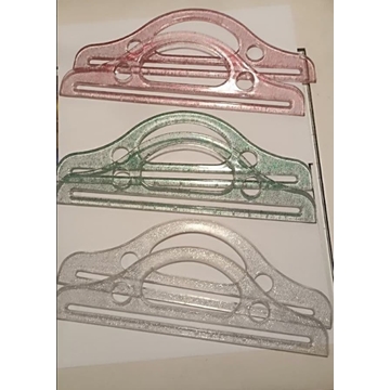 Asas  para bolsas, purpurina plásticas, precio del par. unidades limitadas - Imagen 1