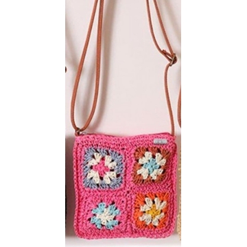 Bandolera a crochet en fibras vegetales - Imagen 2