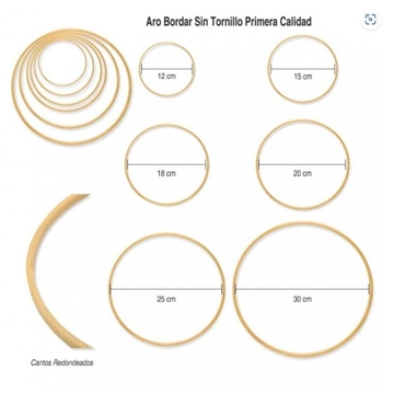 Bastidor sin tornillo para bordar a máquina. - Imagen 1