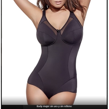 Body  Bdagata mujer sin aro y sin relleno, muy poco escotado de pierna, alta sujeción Selene - Imagen 1