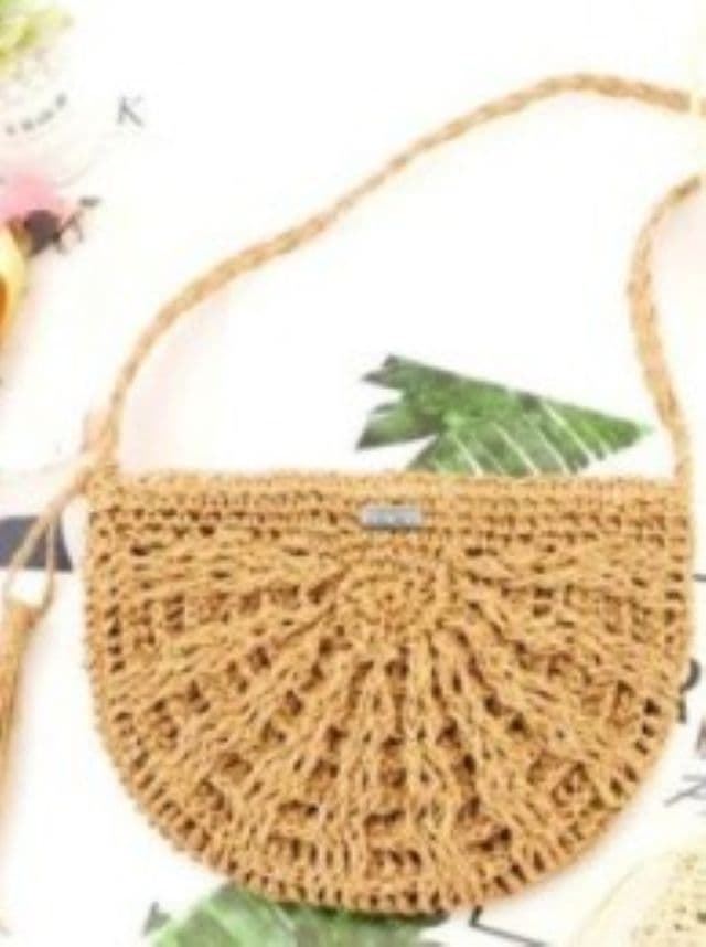 Bolso bandolera de paja - Imagen 2
