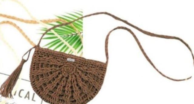 Bolso bandolera de paja - Imagen 3