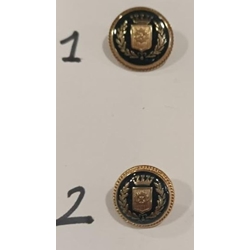 Botón con escudo y ribete dorado - Imagen 2