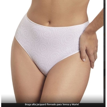 Braga alta jacquard floreado para Teresa y Mariví Selene - Imagen 1