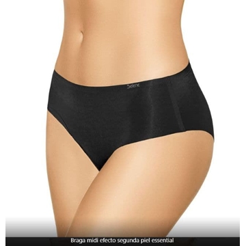 Braga midi efecto segunda piel essential Selene, cortada a laser, sin demarcación - Imagen 1
