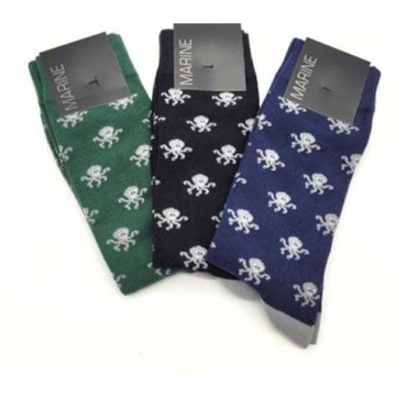 Calcetín unisex fantasía con dibujos atrevidos  80% algodón, pulpos - Imagen 1