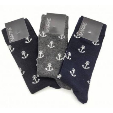 Calcetines unisex con  dibujos muy atrevidos, clásicos y divertidos, anclas - Imagen 1