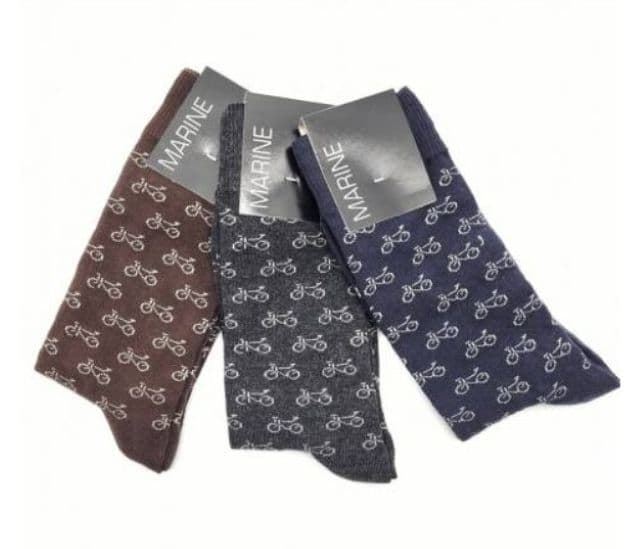 Calcetines unisex con  dibujos muy atrevidos, clásicos y divertidos, bicicletas - Imagen 1