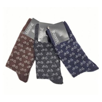 Calcetines unisex con  dibujos muy atrevidos, clásicos y divertidos, bicicletas - Imagen 1