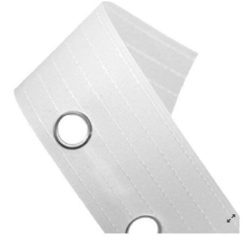 Cinta de cortina para barra mediana, ojal de 23mm - Imagen 1