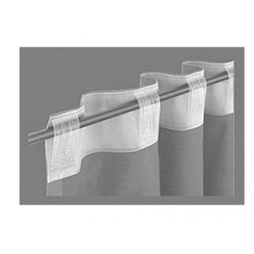 Cinta de cortina pasabarras transparente 10cm de ancho - Imagen 1