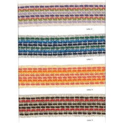 Cinta multicolor  on hilo dorado - Imagen 1