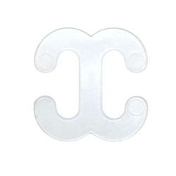 CLIP CRUZA TIRANTES, plástico hipoalergénico - Imagen 1