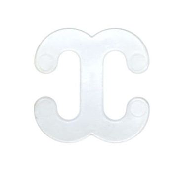 CLIP CRUZA TIRANTES, plástico hipoalergénico - Imagen 1