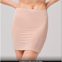 Combinacion falda corta microfibra Ysabel Mor - Imagen 1