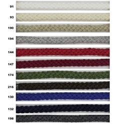 Cordón de algodón grueso, tamaño real. Venta por metro - Imagen 1