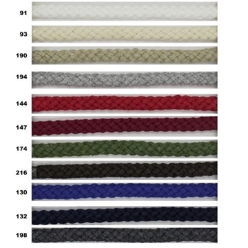 Cordón  de algodón grueso, tamaño real. Venta por metro - Imagen 1