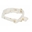 Diadema de lazo anudado con tela y estrellas, blanco con estrellas y rosa con estrellas. - Imagen 2