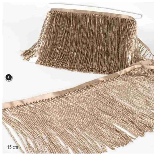 FLECO CANUTILLO metalizado, rocalla 15 cm - Imagen 1