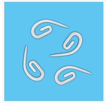 Ganchos plásticos para cinta de cortina fruncidora - Imagen 1