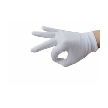 Guante algodón blanco. - Imagen 1