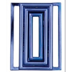 Hebilla negra de 6 cm. - Imagen 1