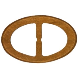 Hebilla ovalada madera - Imagen 1