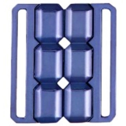 Hebilla plata de 5 cm - Imagen 1