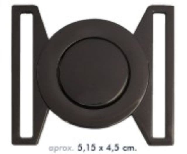 Hebilla plata de 5cm - Imagen 1