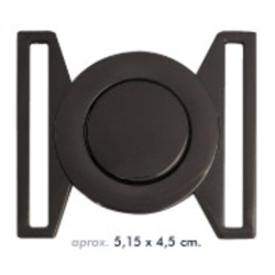 Hebilla plata de 5cm - Imagen 1