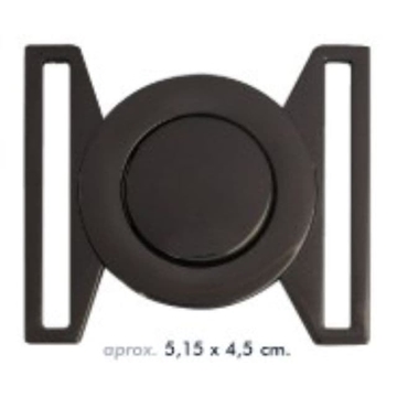 Hebilla plata de 5cm - Imagen 1