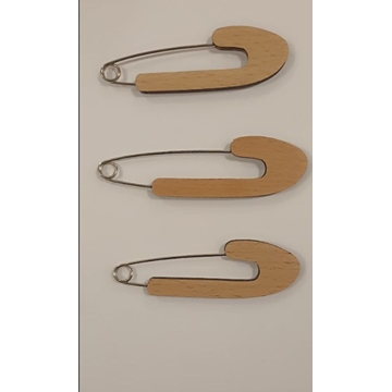 Imperdible madera barnizado varios colores - Imagen 2