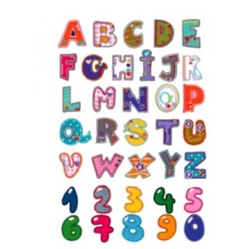 Letras bordadas - Imagen 1