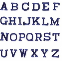 Letras termoadhesivas, tamaño real - Imagen 1