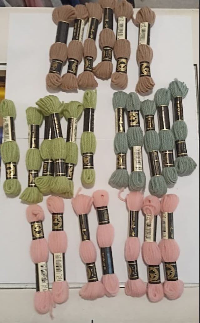MADEJAS DE DMC lana colbert wool 8m, colores surtidos - Imagen 1