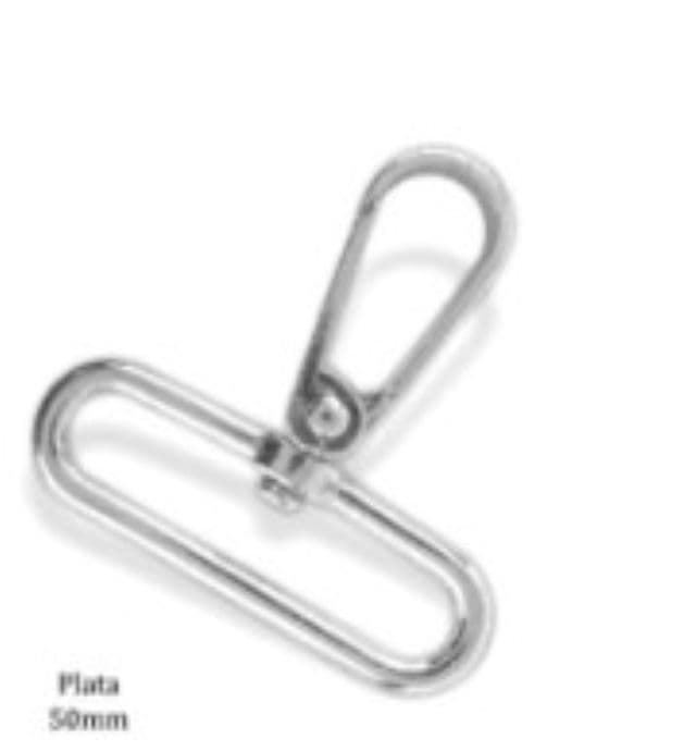 Mosquetón Plata de  5 cm - Imagen 1