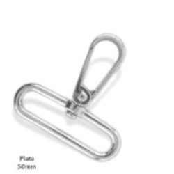 Mosquetón Plata de 5 cm - Imagen 1