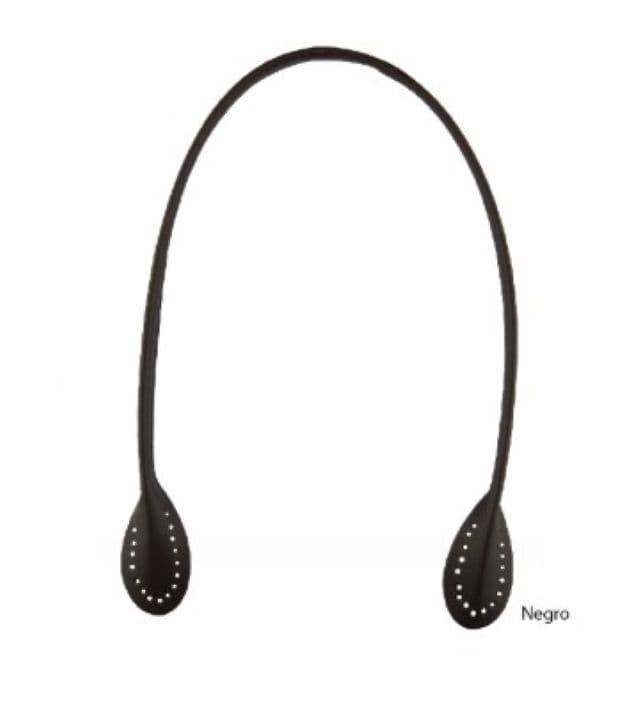 PACK 2 ASAS BOLSO POLIPIEL 60cms, color marrón o negro. - Imagen 1