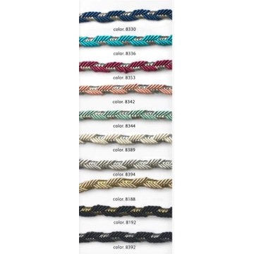 Pasamanería de cordoncillo mate brillo, villaronga - Imagen 1