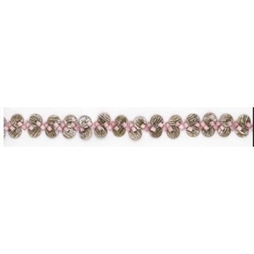 Pasamanería de fantasía  de coser, mate brillo - Imagen 2