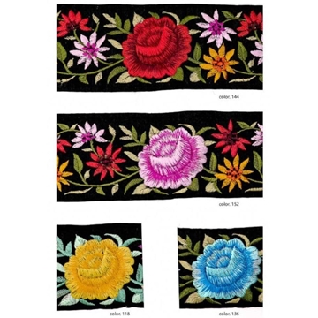 Pasamanería de flores - Imagen 1