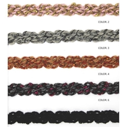 Pasamaneria de lana con hilo dorado - Imagen 1