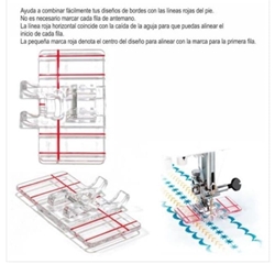 Prénsatelas con guías para coser derechas tus costuras - Imagen 1