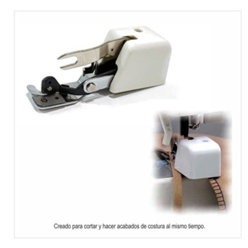 Prénsatelas cortador valido para todas las maquinas, función de remalladora - Imagen 1